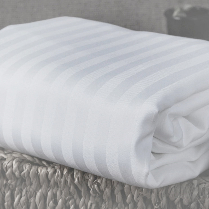 What are the unique features of pure cotton white TC300 satin sheets?